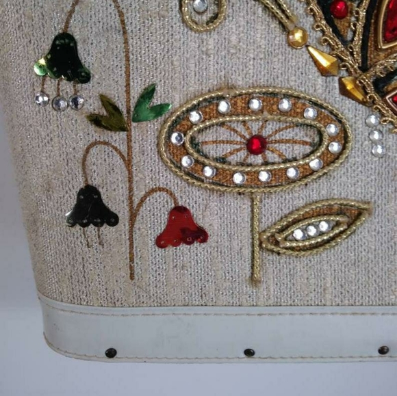 SOLD vtg 🦋 purse 50s 60s eams Enid style - Picture 3 of 9